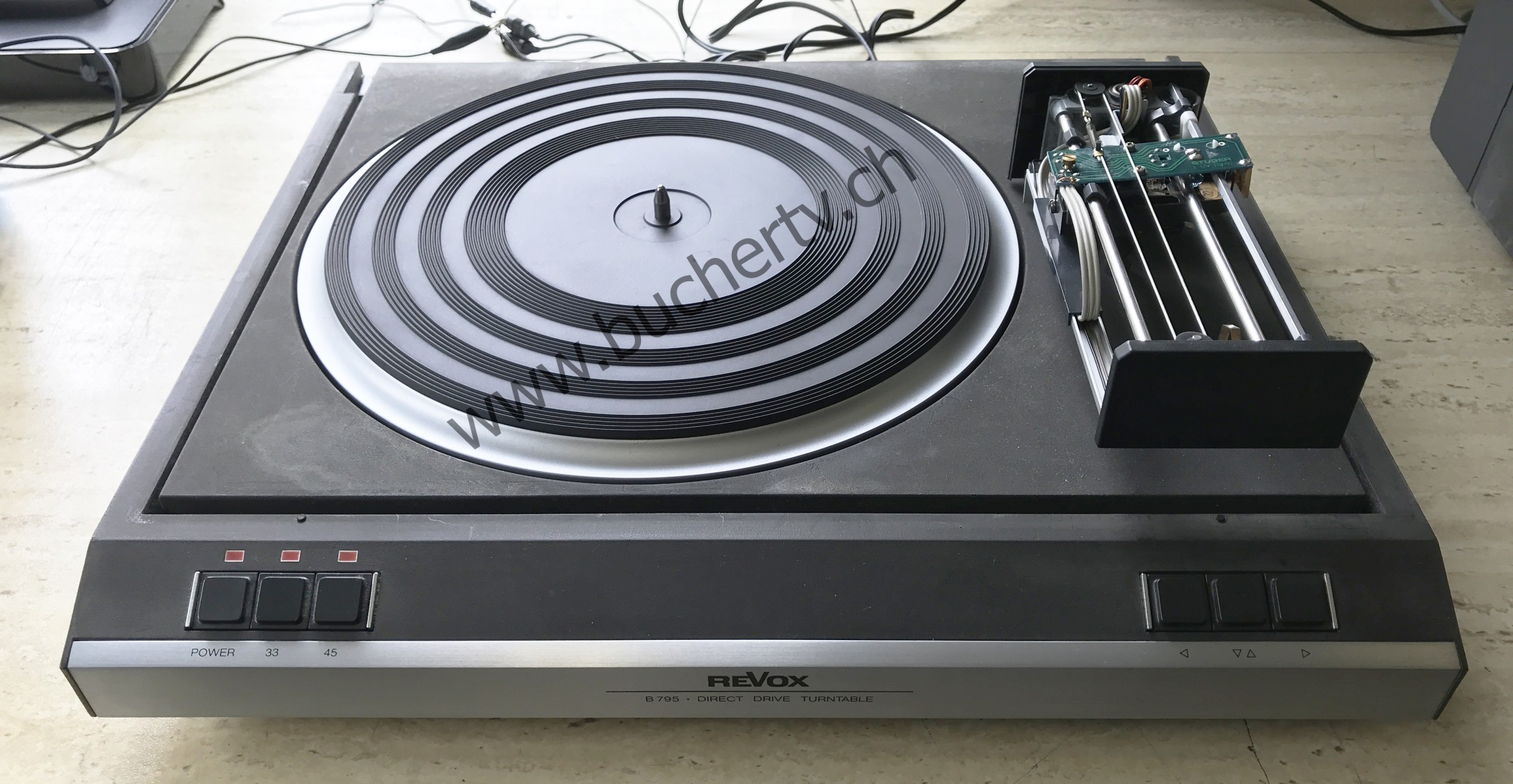 Revox B790/B795 Plattenspieler Reparatur