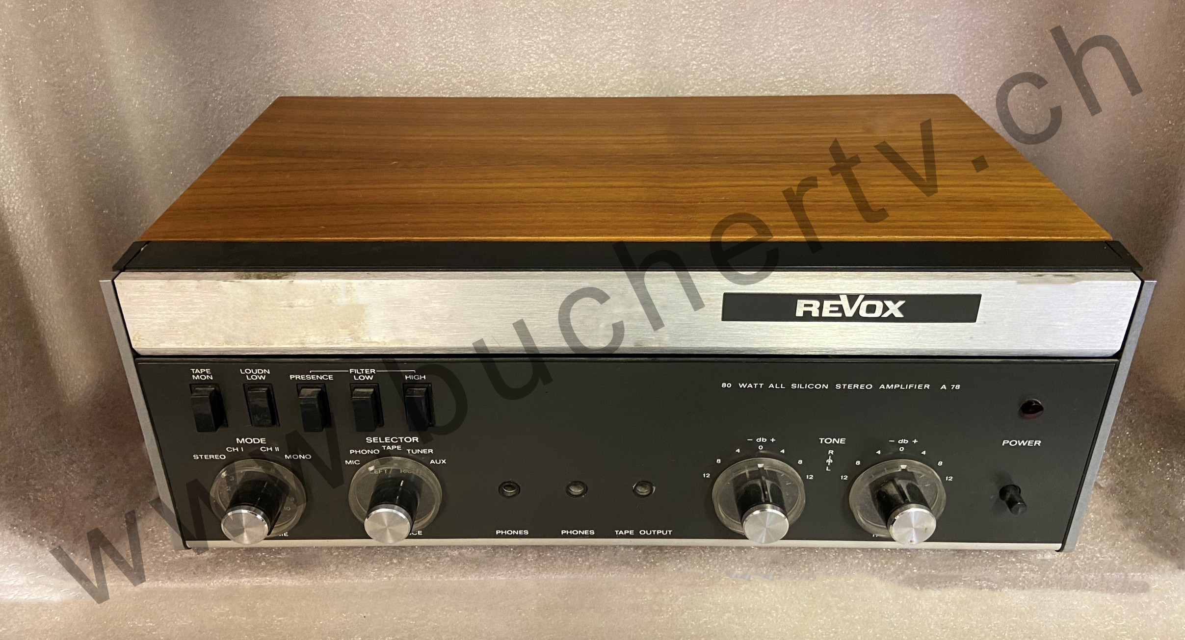 Revox A78 Vollverstärker Reparatur