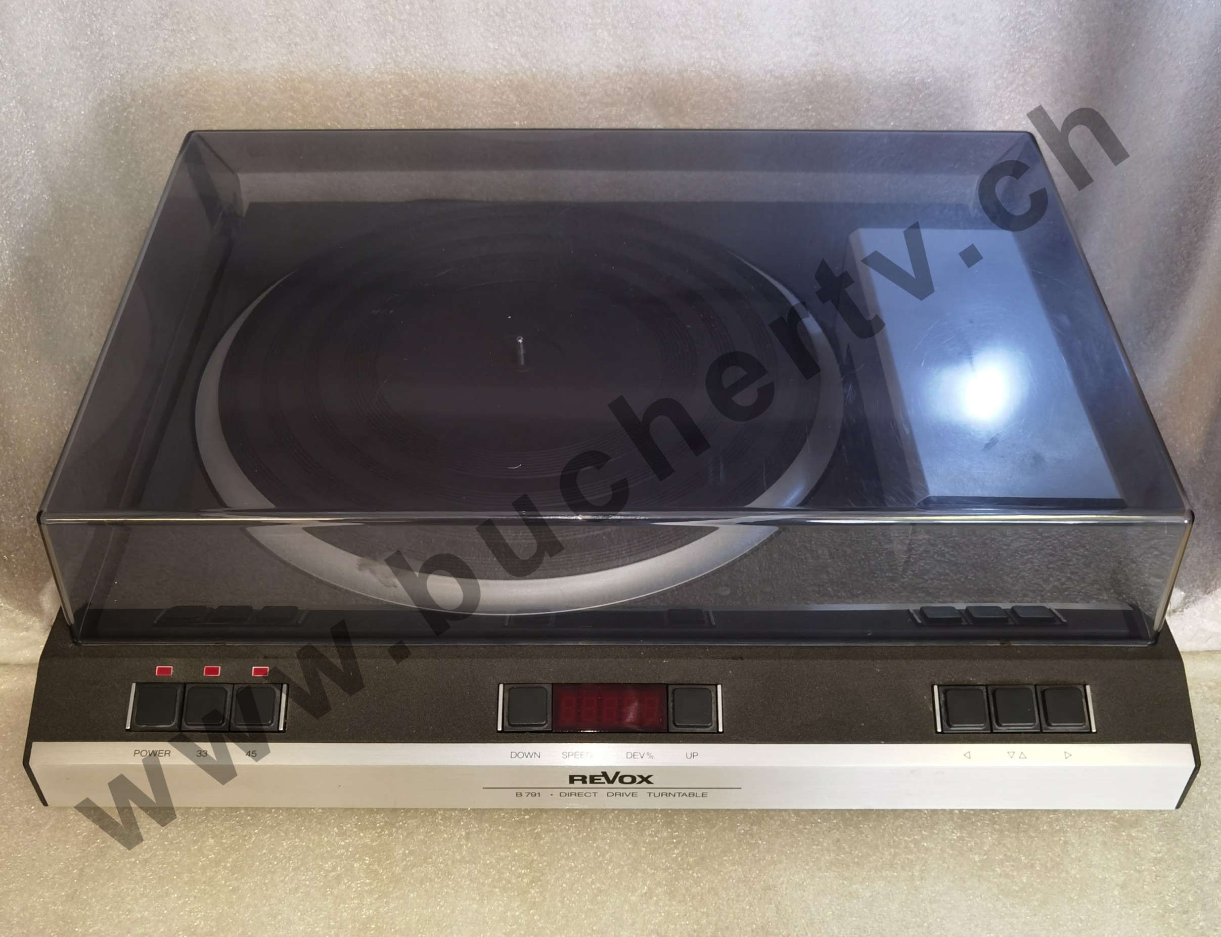 Revox B791 Plattenspieler Reparatur 